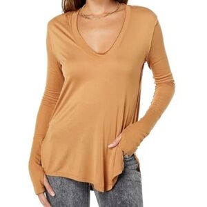 Free People We The Free Fresh and Clean Long Sleeve Tee